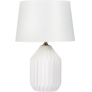Abajur Cerâmica Celeste Off-White - 57cm