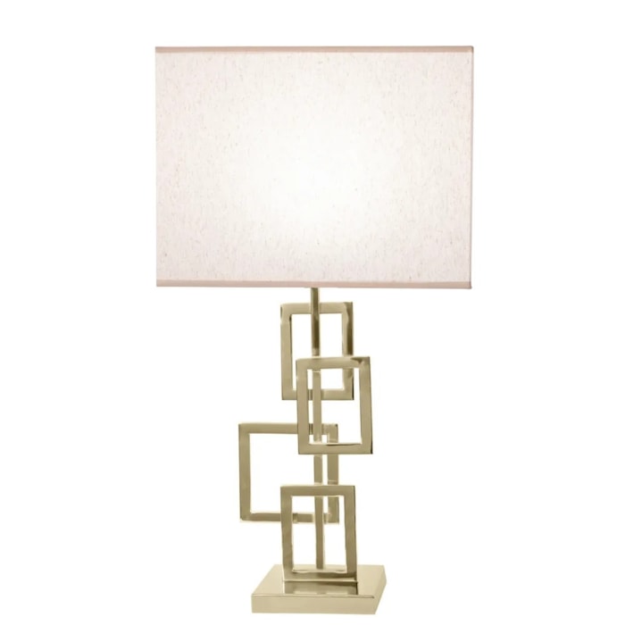 Abajur Metal Serena Dourado - 48cm - Madel Home