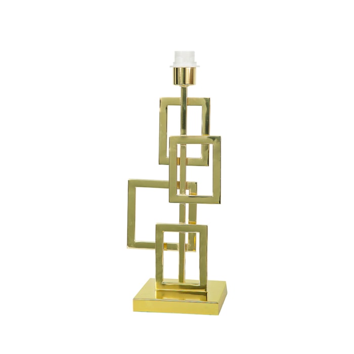 Abajur Metal Serena Dourado - 48cm - Madel Home