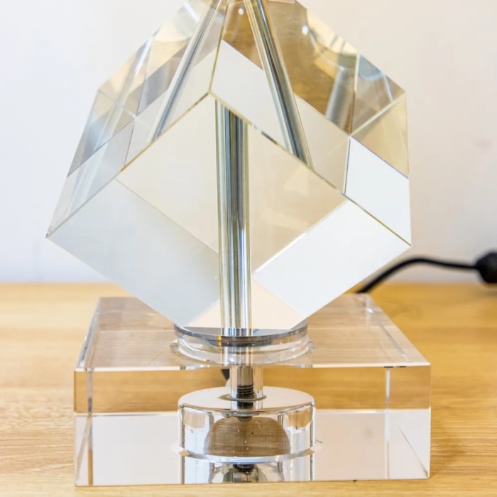 Abajur Thayra Metal Prata - Madel Home