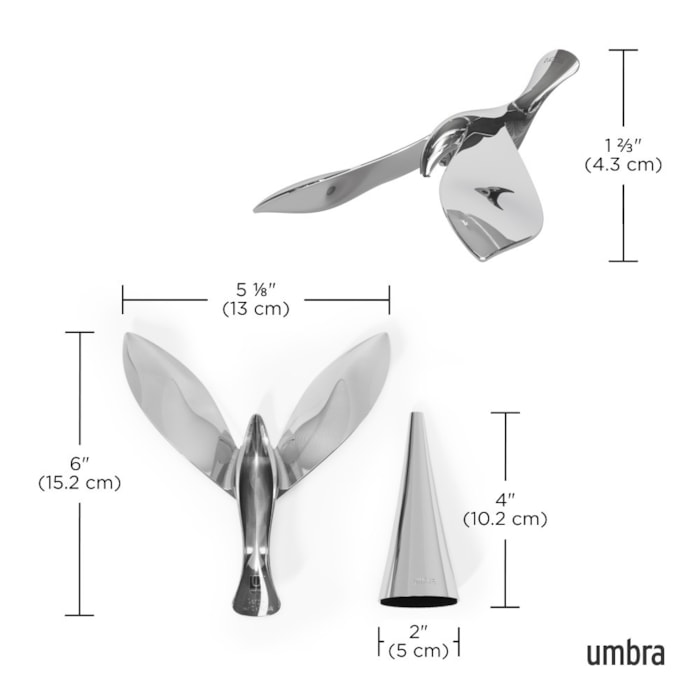 Abridor de Garrafas Tipsy Prata Umbra - Madel Home
