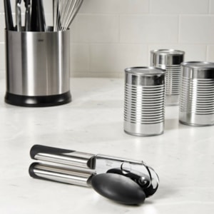 Abridor de Lata Manual em Aço Inox Prata Oxo