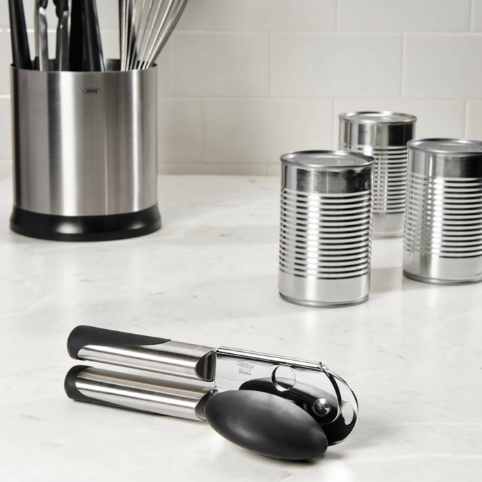 Abridor de Lata Manual em Aço Inox Prata Oxo - Madel Home