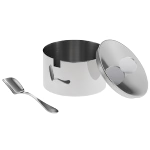 Açucareiro em Inox com Colher Gioia Riva - 7,5cm