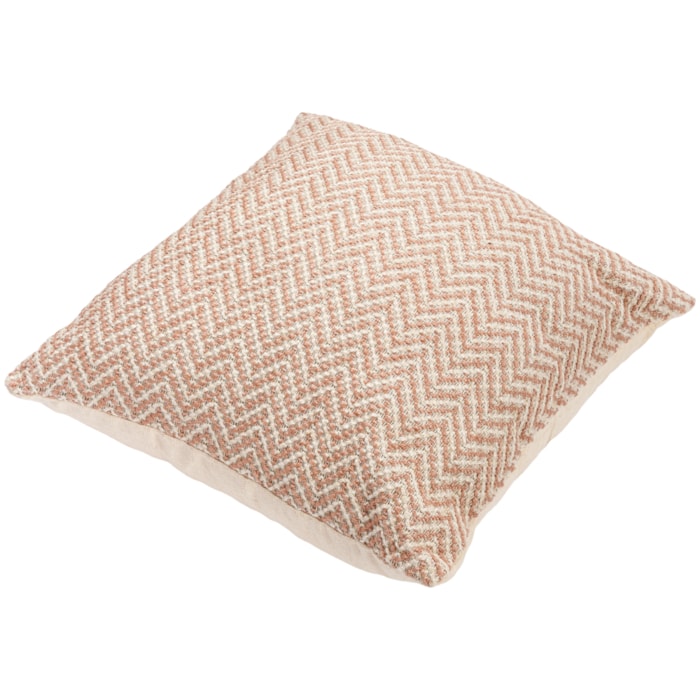 Almofada Aluna Crochê Branco/Rose - Madel Home