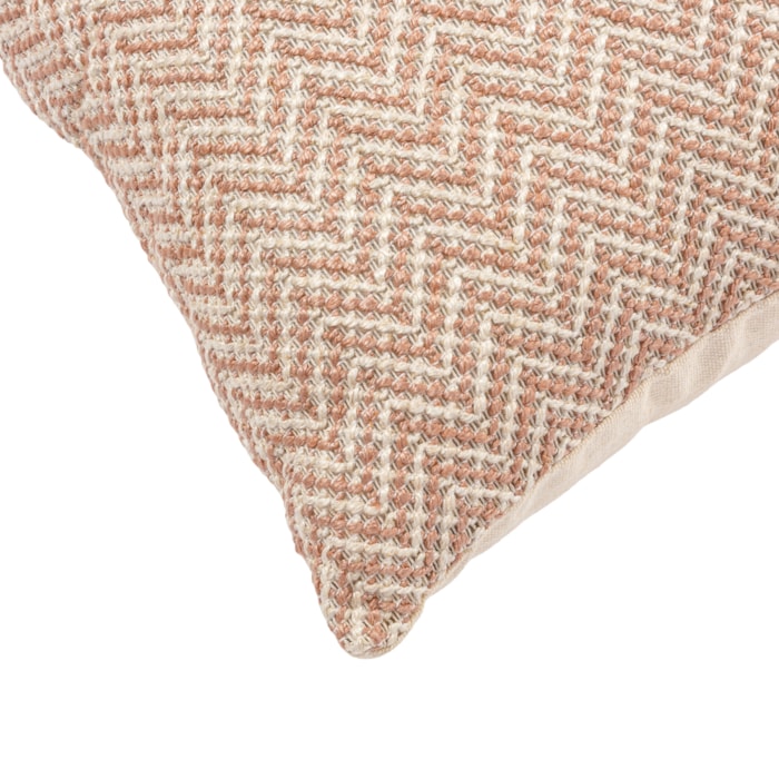 Almofada Aluna Crochê Branco/Rose - Madel Home