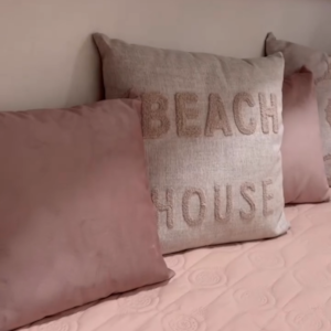 Almofada Beach House Rosa