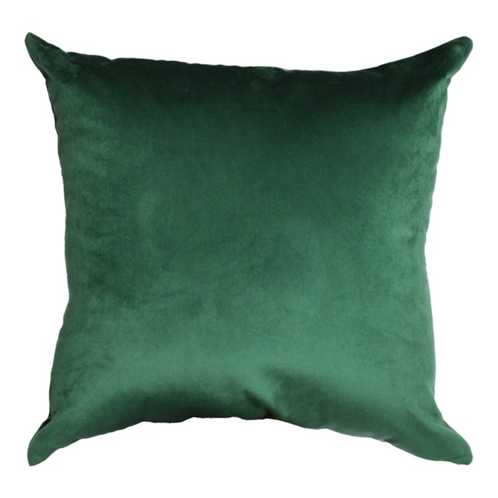 Almofada Decorativa de Natal em Veludo Lisa Verde 50x50cm - Madel Home