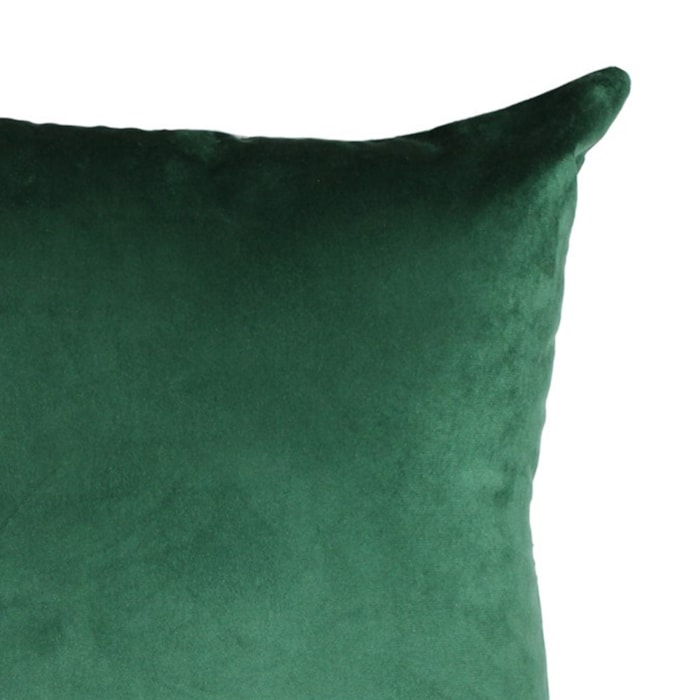 Almofada Decorativa de Natal em Veludo Lisa Verde 50x50cm - Madel Home