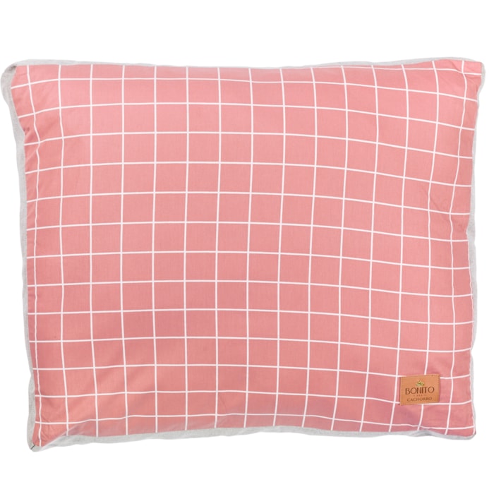 Almofada Pet em Tamanho G Tecido Rose - Madel Home