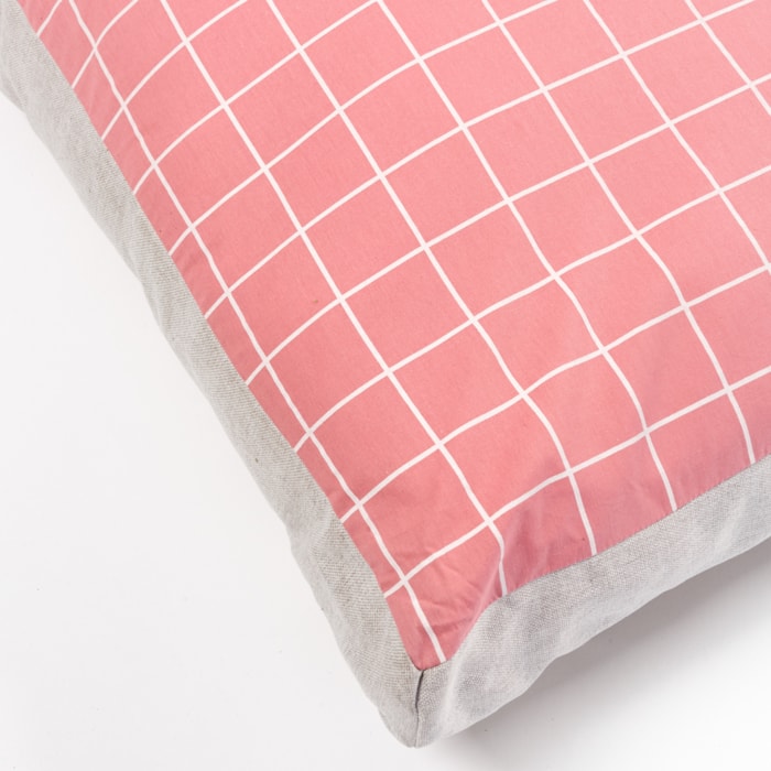 Almofada Pet em Tamanho G Tecido Rose - Madel Home