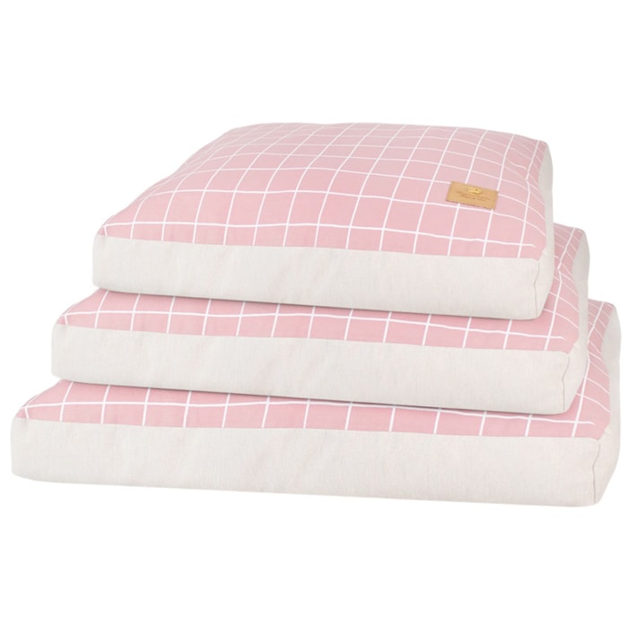 Almofada Pet em Tamanho G Tecido Rose - Madel Home
