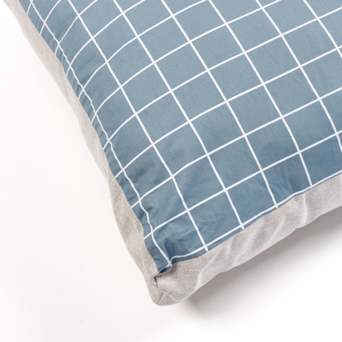 Almofada Pet Essencial em Tamanho G Tecido Azul - Madel Home