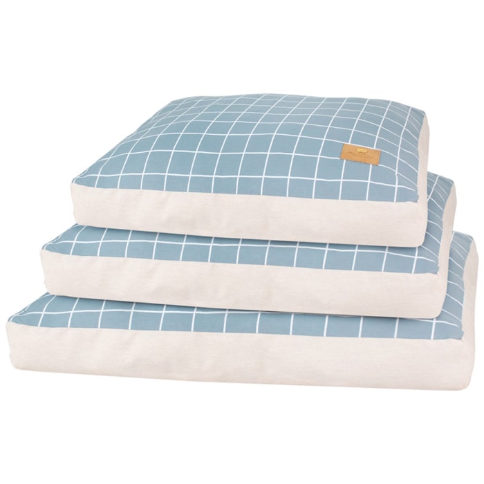 Almofada Pet Essencial em Tamanho G Tecido Azul - Madel Home