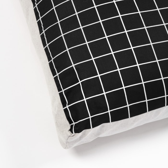 Almofada Pet Essencial em Tamanho G Tecido Preto - Madel Home