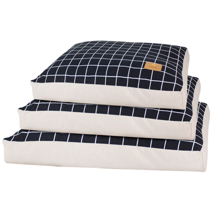 Almofada Pet Essencial em Tamanho G Tecido Preto - Madel Home
