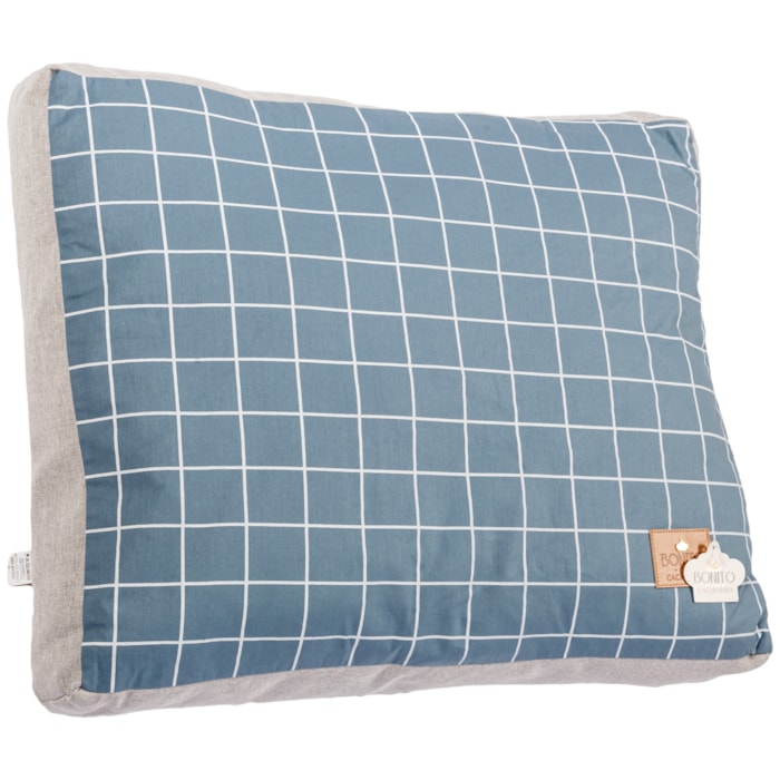 Almofada Pet Essencial em Tamanho M Tecido Azul - Madel Home