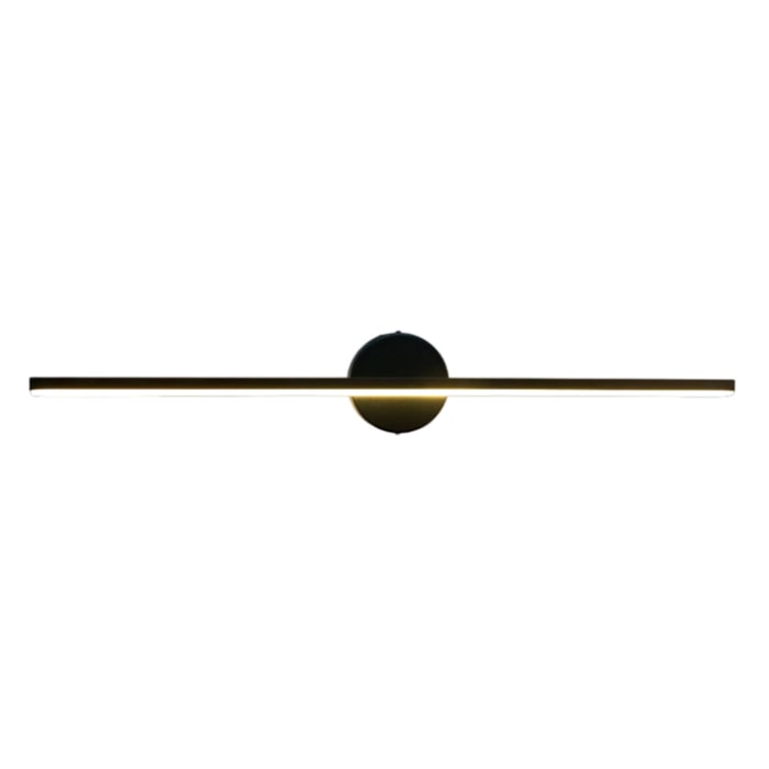 Arandela de Parede Metal Elise Preto LED - 12W - Madel Home