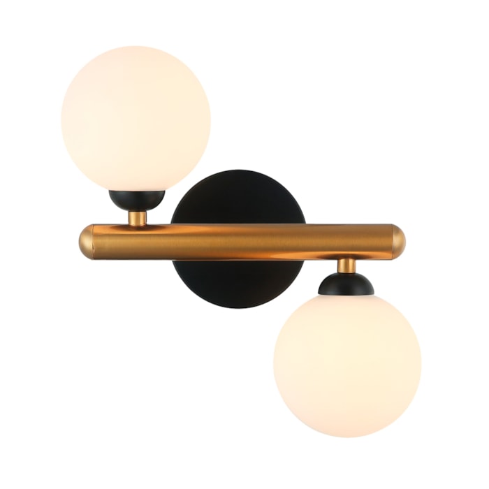 Arandela de Parede Metal Lune Bronze - 25W - Madel Home