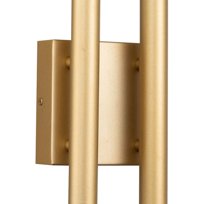 Arandela de Parede Metal Manacá Dourado LED - 3W - Madel Home