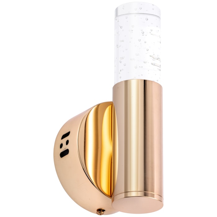 Arandela de Parede Metal Melina Dourado LED - 5W - Madel Home
