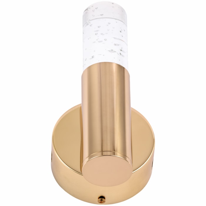 Arandela de Parede Metal Melina Dourado LED - 5W - Madel Home