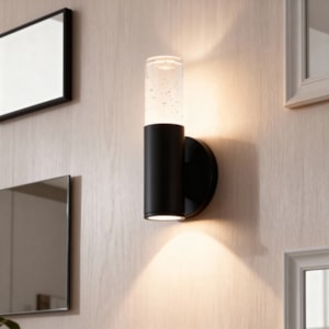 Arandela de Parede Metal Melina Preto LED - 5W