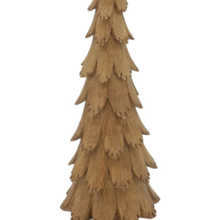 Árvore de Natal Decorativa em Resina Marrom - 40cm - Madel Home