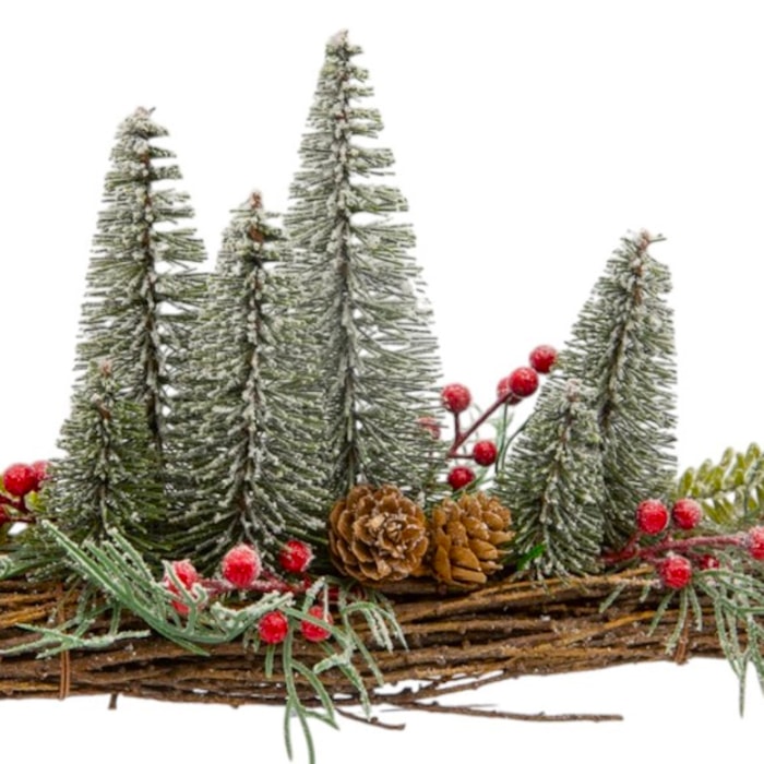 Árvore de Natal Decorativa Verde Nevada - 20cm - Madel Home
