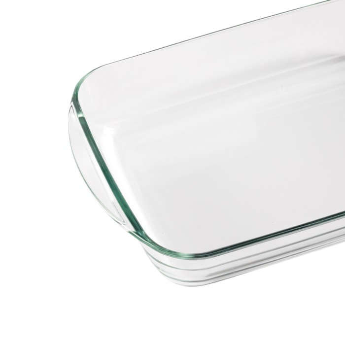 Assadeira Retangular Vidro Borossilicato Temqter - 4,5L - Madel Home