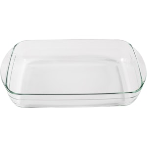 Assadeira Retangular  Vidro Borossilicato Temqter - 4,5L