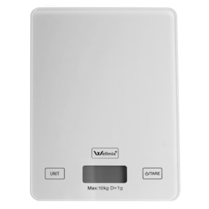 Balança de Cozinha Digital Vidro Cinza - 10kg 