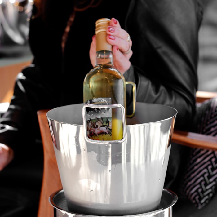 Balde Cori Inox Para Champanhe Riva - Madel Home