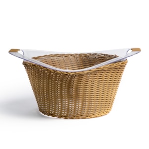 Balde de Gelo em Vime Caramelo Itacaré 6L
