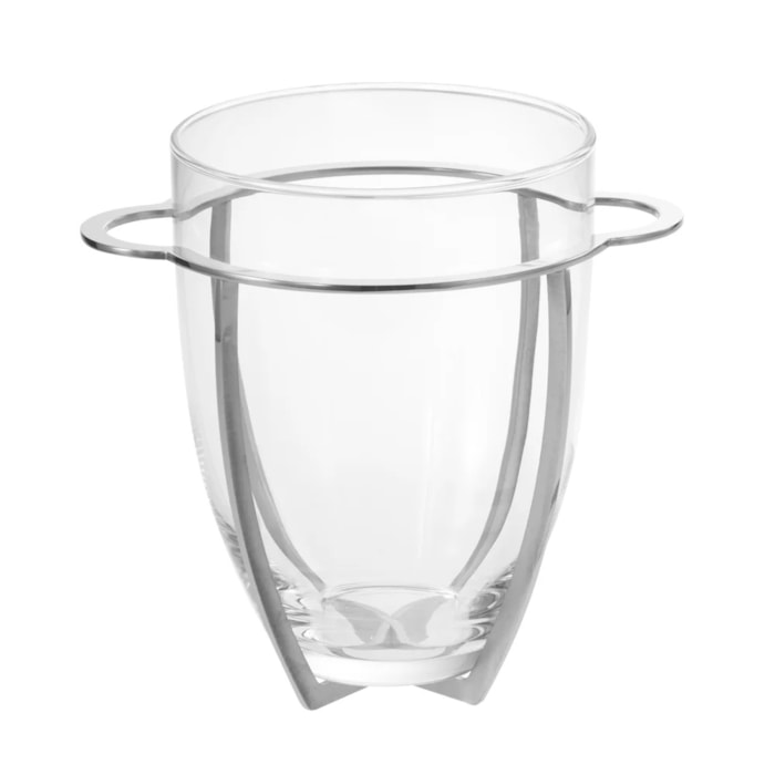 Balde Del Garda Inox Para Gelo Com Pinça Riva - Madel Home