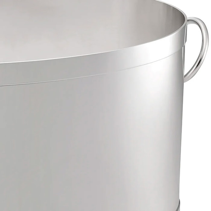 Balde Oval para 6 Garrafas 44x32x24 cm ST James Níquel - Madel Home