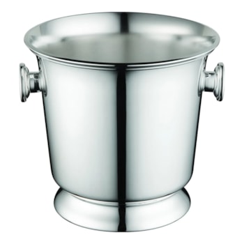 Balde para 2 Garrafas Classic Prata 4L St. James - 21,5cm