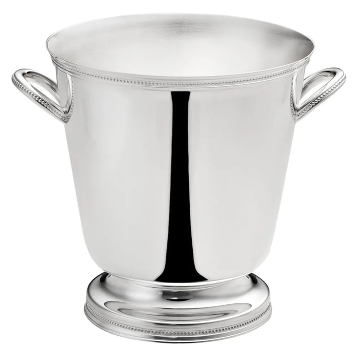 Balde para Garrafa Bloom Médio Prata 4,5L St. James - 23cm - Madel Home