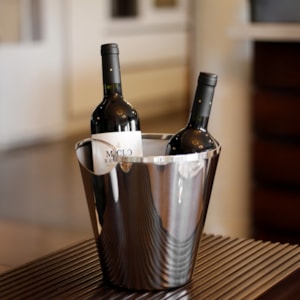 Balde Ritz para Champanhe Inox Riva