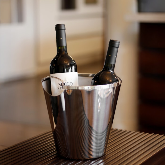 Balde Ritz para Champanhe Inox Riva - Madel Home