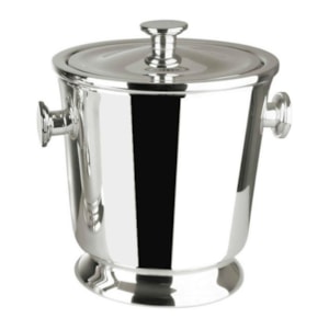 Balde Térmico para Gelo Diâmetro 14 cm Capacidade 0,7L ST James Níquel