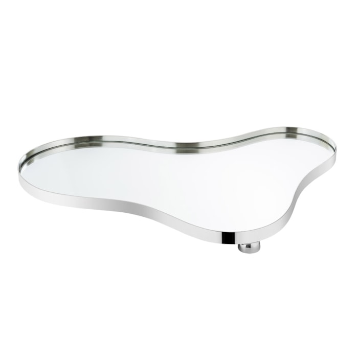Bandeja Botanique Níquel Espelhada St. James - 66cm - Madel Home