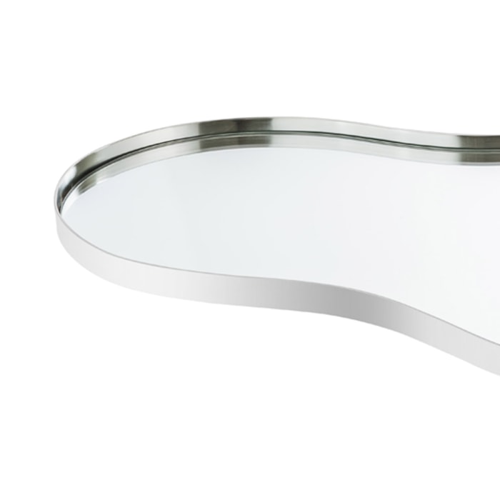 Bandeja Botanique Níquel Espelhada St. James - 66cm - Madel Home