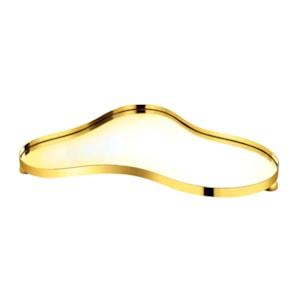 Bandeja Botanique Ouro 24K Espelhada St. James - 66cm