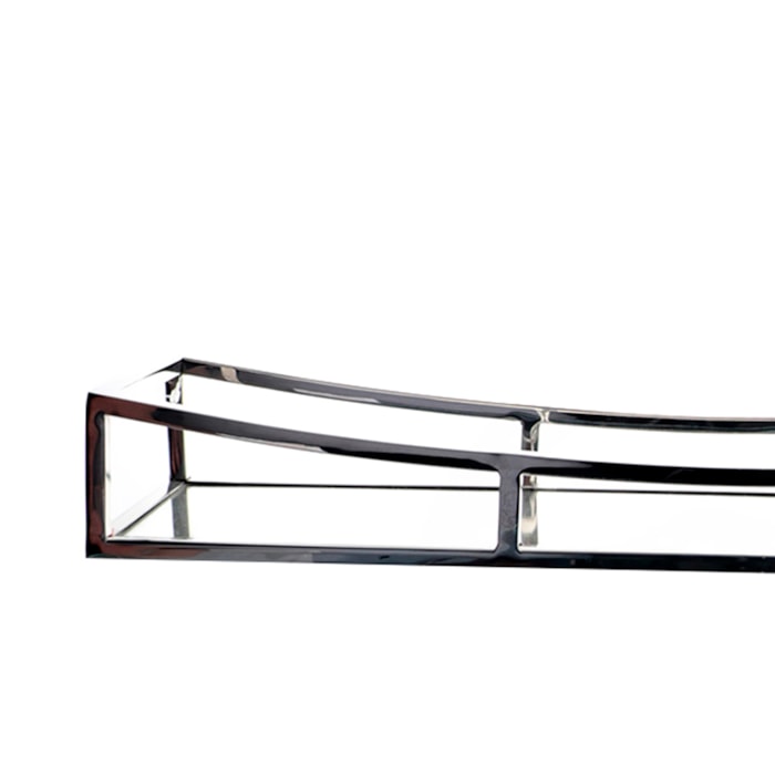 Bandeja de Aço Inox com Espelho Fracalanza - 60cm - Madel Home