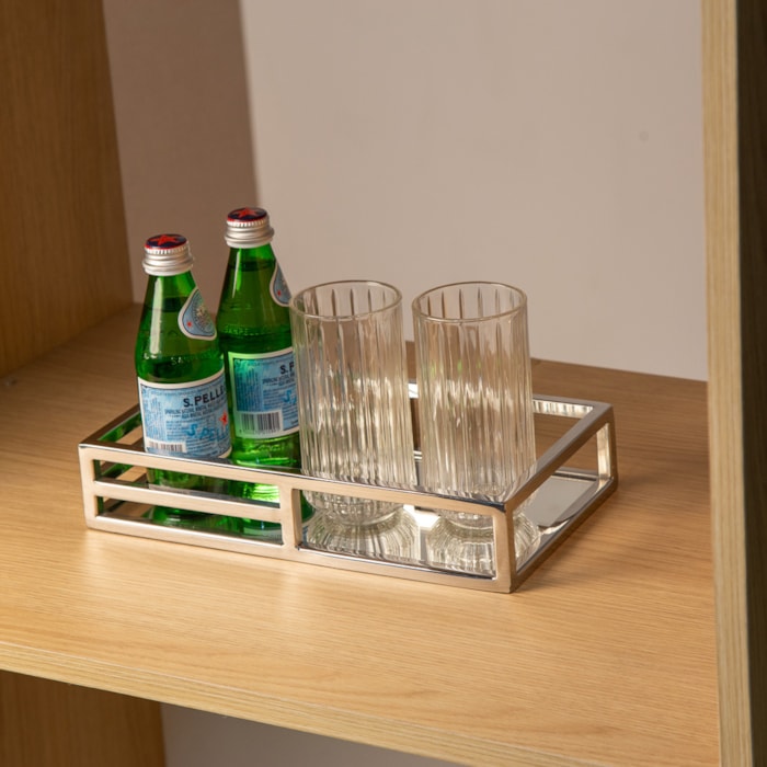 Bandeja de Aço Inox Espelho Fracalanza - 30cm - Madel Home