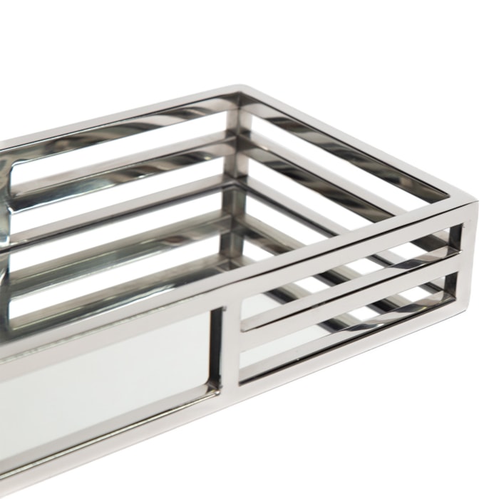 Bandeja de Aço Inox Espelho Fracalanza - 30cm - Madel Home
