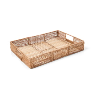 Bandeja de Bambu Retangular - 42cm