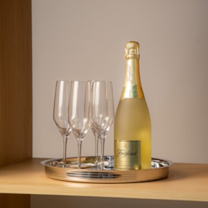 Bandeja de Inox Sterling Maxwell Williams Prata - 32,5cm