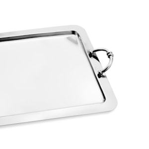 Bandeja Ferrara Retangular Grande Inox Riva